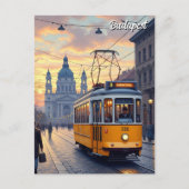 Budapest Hungary Parliament Building Travel Briefkaart (Voorkant)