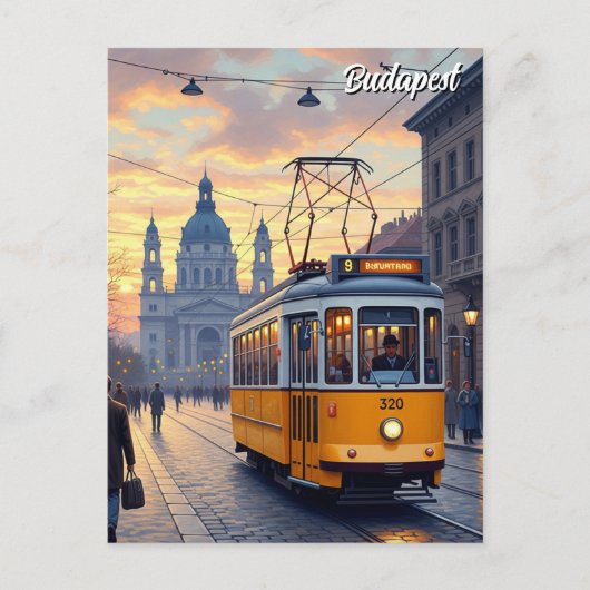 Budapest Hungary Parliament Building Travel Briefkaart (Voorkant)