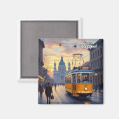 Budapest Hungary Parliament Building Travel Magneet (Voorkant / Achterkant)