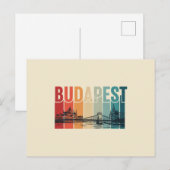 Budapest Hungary Travel Briefkaart (Voorkant / Achterkant)