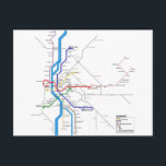 Budapest.jpg Briefkaart<br><div class="desc">Subway network of Budapest</div>