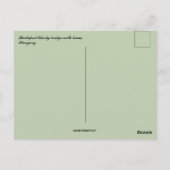 Budapest Liberty Bridge and Tram Hungary Briefkaart (Achterkant)