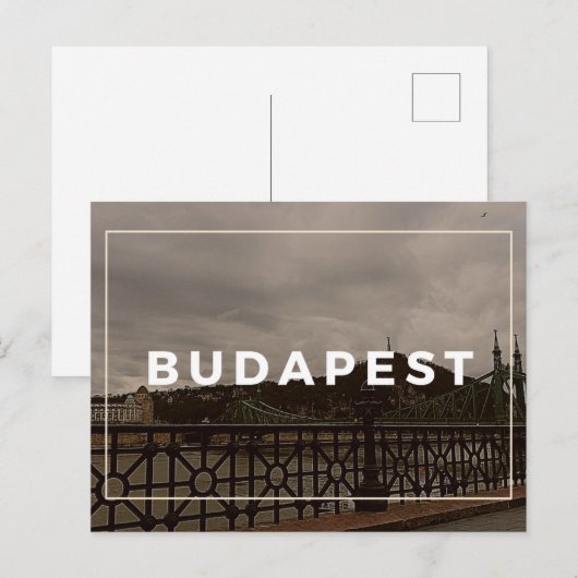 Budapest Liberty Bridge Briefkaart (Voorkant / Achterkant)