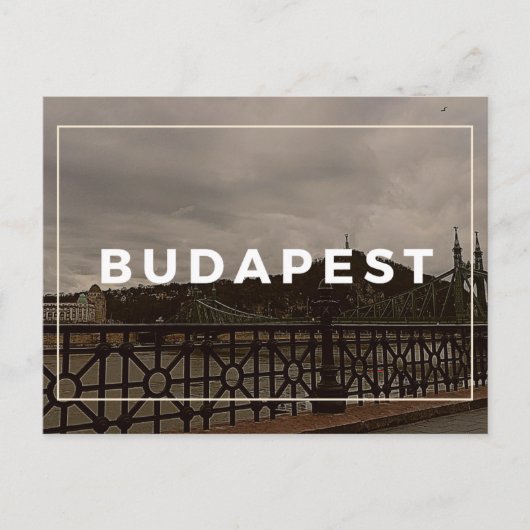 Budapest Liberty Bridge Briefkaart (Voorkant)