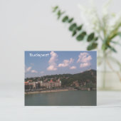 Budapest - Liberty Bridge en Gellert Hill Briefkaart (Staand voorkant)