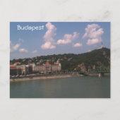 Budapest - Liberty Bridge en Gellert Hill Briefkaart (Voorkant)