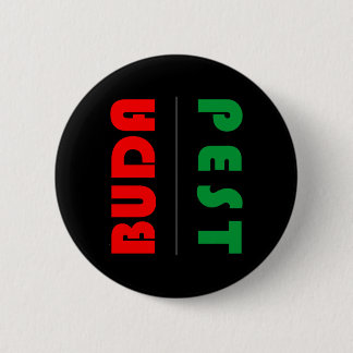 Budapest minimalist, Hungary Ronde Button 5,7 Cm