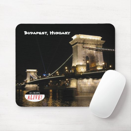 Budapest Mousepad Muismat (Met muis)