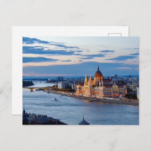 Budapest Parlament Briefkaart (Voorkant / Achterkant)