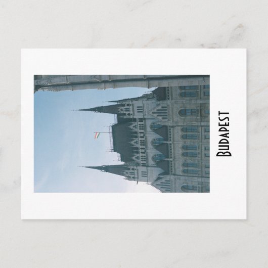 Budapest Postcard Briefkaart (Voorkant)
