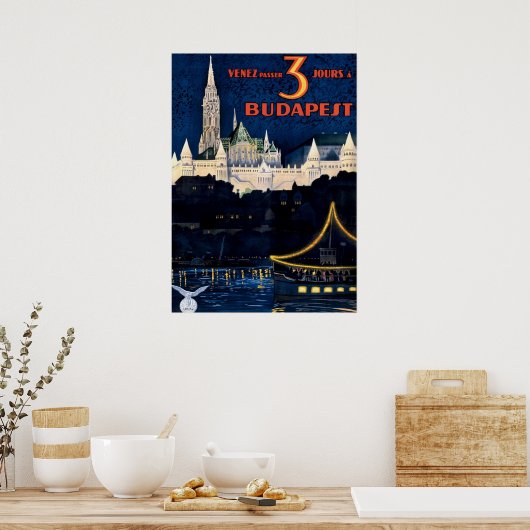 BUDAPEST POSTER (Keuken)