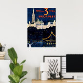BUDAPEST POSTER (Thuiskantoor)