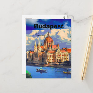 Budapest Reisbriefkaart Kunst, Hongarije Reisbrief Briefkaart