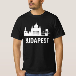 Budapest Silhouette   Hongarije Parlement Kettingb T-shirt