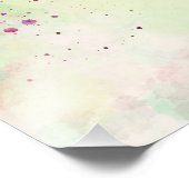 Budapest skyline in watercolor background foto afdruk (Hoek)