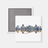 Budapest Skyline Magneet (Voorkant / Achterkant)