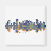 Budapest Skyline Magneet (Voorkant)