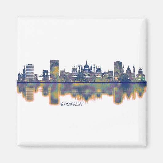 Budapest Skyline Magneet (Voorkant)