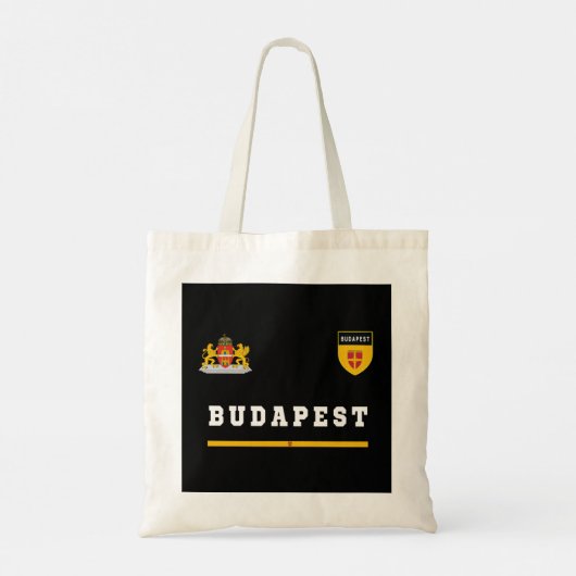 Budapest SportSoccer Jersey Flag Football Hongarij Tote Bag (Achterkant)