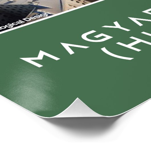 Budapest Stadium - Hungary - Ecological Design Perfect Poster (Hoek)