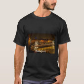 Budapest, Széchenyi Chain Bridge Hungary Europe T-shirt (Voorkant)
