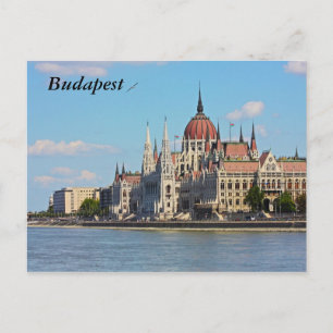 Budapest, the building of the Parliament, Budapest Briefkaart