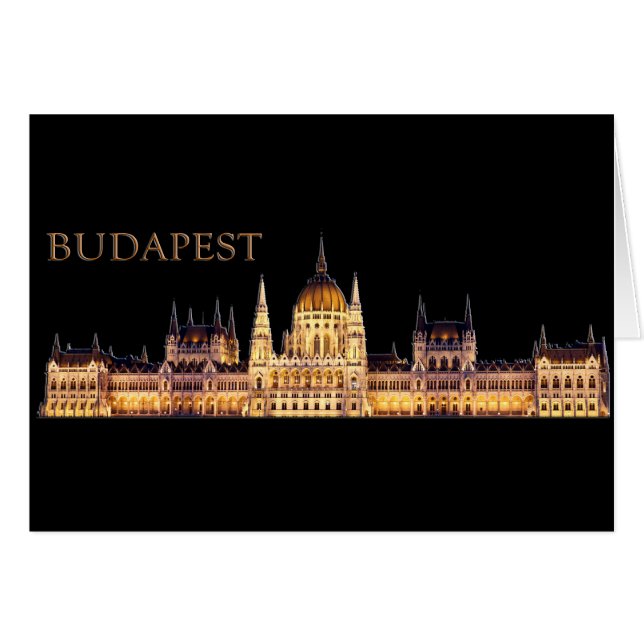 Budapest Travel Souvenir (Voorkant Horizontaal)