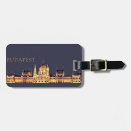 Budapest Travel Souvenir Bagagelabel