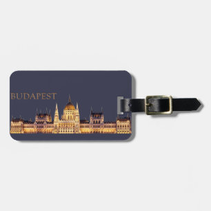 Budapest Travel Souvenir Bagagelabel