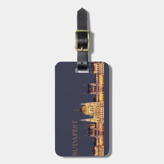 Budapest Travel Souvenir Bagagelabel (Voorkant verticaal)