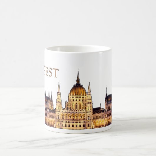 Budapest Travel Souvenir Koffiemok (Center)