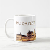 Budapest Travel Souvenir Koffiemok (Links)