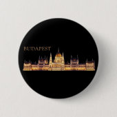 Budapest Travel Souvenir Ronde Button 5,7 Cm (Voorkant)