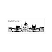 Budapest Travel Souvenir Rubberstempel (Afrduk)