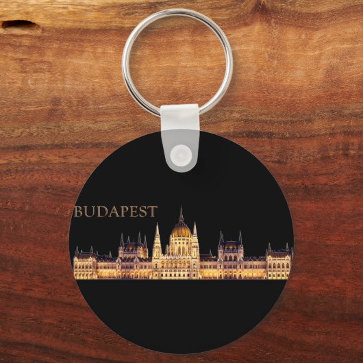 Budapest Travel Souvenir Sleutelhanger (Voorkant)