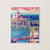 Budapest - vintage-poster legpuzzel (Verticaal)