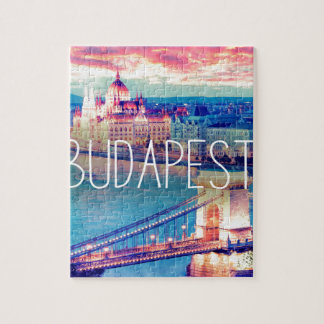 Budapest - vintage-poster legpuzzel