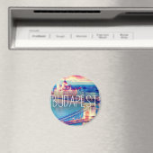 Budapest, vintage poster magneet (Insitu (Vaatwasser))