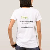 Budd-Chiari Womens gemonteerde T-shirt (Achterkant)