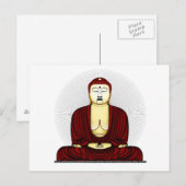 Budda Gautama Buddha Siddhartha Gautama Briefkaart (Voorkant / Achterkant)