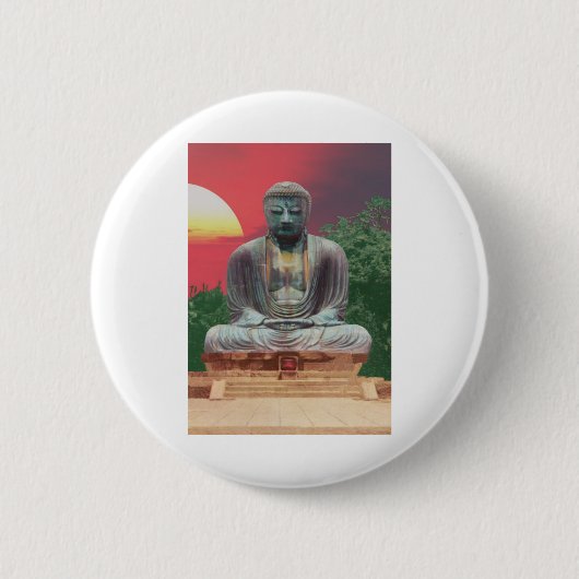 BUDDAH 46,tif Ronde Button 5,7 Cm (Voorkant)