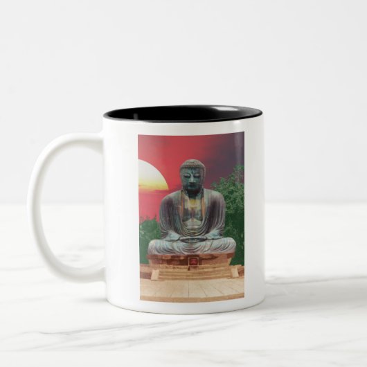 BUDDAH 46,tif Tweekleurige Koffiemok (Links)