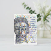 Buddah Briefkaart Sketch (Staand voorkant)