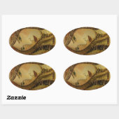 Buddah citaat ovale sticker (Vel)