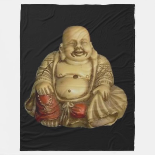 BUDDAH Fleece Deken (Voorkant)