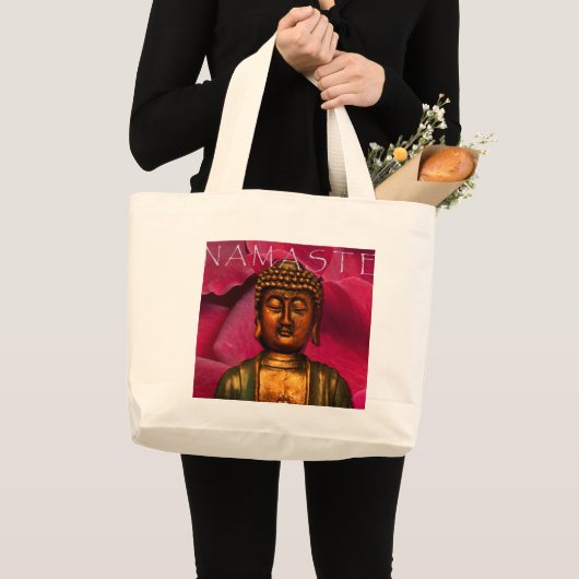BuddaRose - Gepersonaliseerd Grote Tote Bag (Voorkant (product))