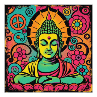 BUDDHA-10 FOTO AFDRUK