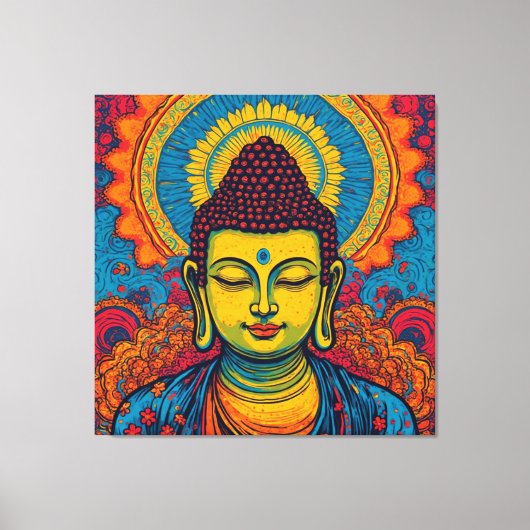 BUDDHA-12 CANVAS AFDRUK (Voorkant)