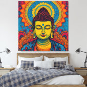 BUDDHA-12 CANVAS AFDRUK (Insitu (Slaapkamer))