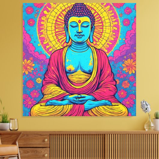 BUDDHA-13 CANVAS AFDRUK (Insitu (Woonkamer))